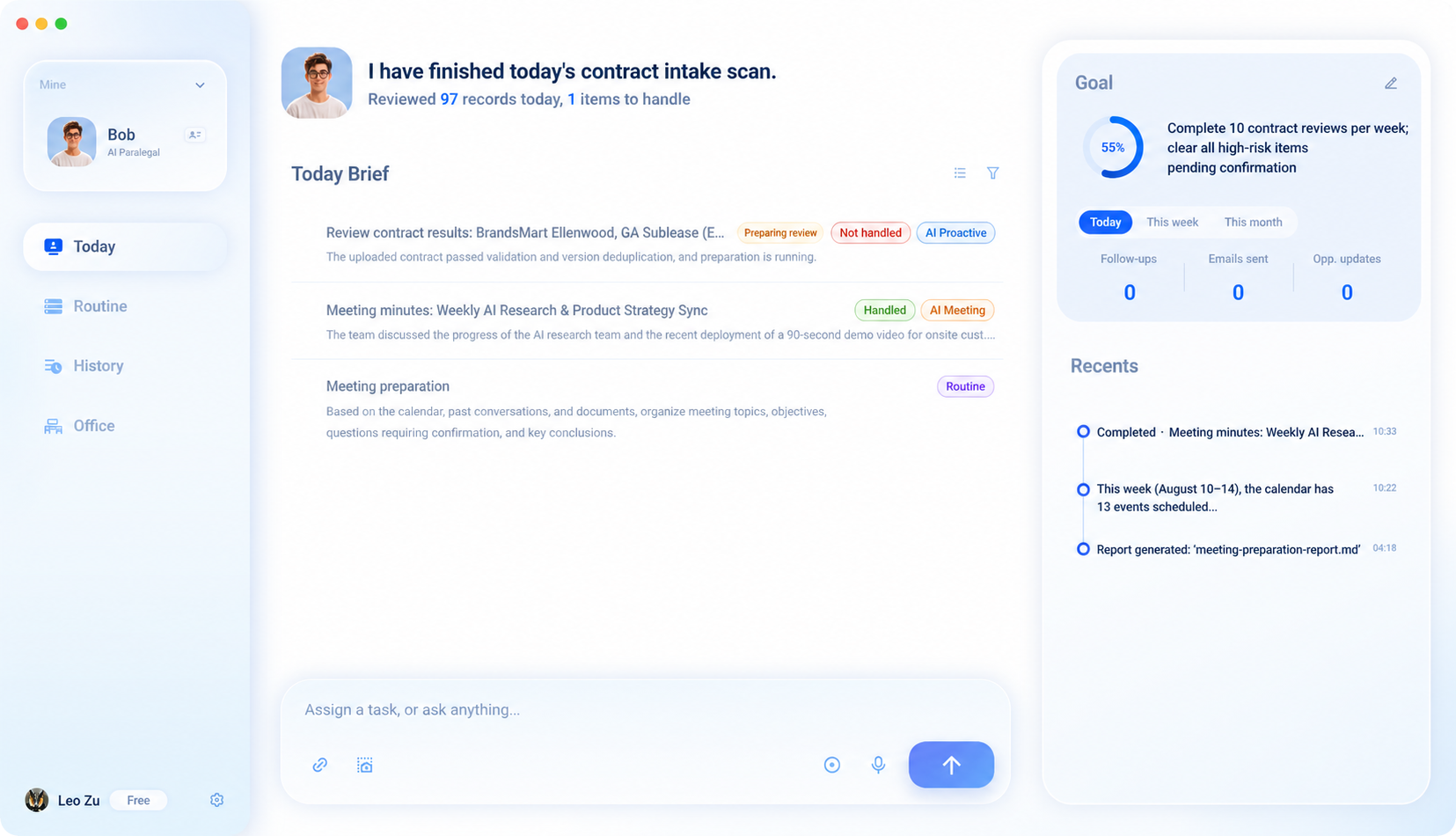 Alloomi — AI coworker product preview